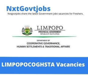 Department of Cooperative Governance and Traditional Affairs ICT Security Director Vacancies in Polokwane 2023