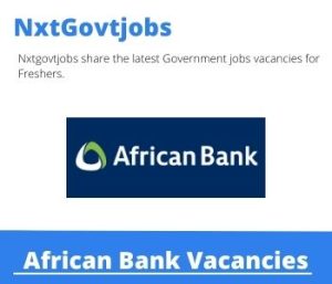 African Bank Sales Consultant Vacancies in Burgersfort Apply now