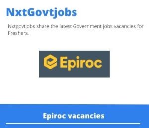 Epiroc Shift Supervisor Vacancies in Steelpoort 2023