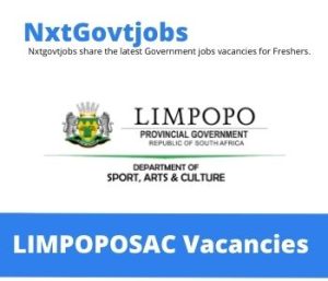 Department of Sport, Arts and Culture Registry Clerk Vacancies in Polokwane 2022