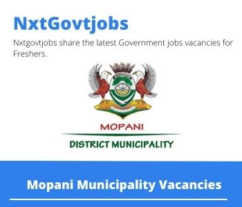 Mopani Municipality Grader Operators Vacancies in Mopani 2023