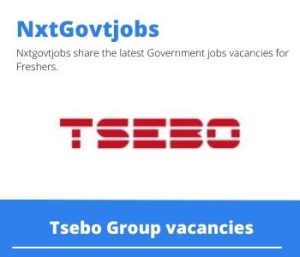 Tsebo Contract Manager Vacancies in Polokwane 2023