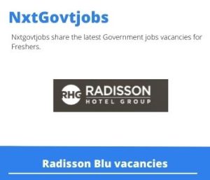Radisson Blu Reservations Coordinator Vacancies in Hoedspruit 2023