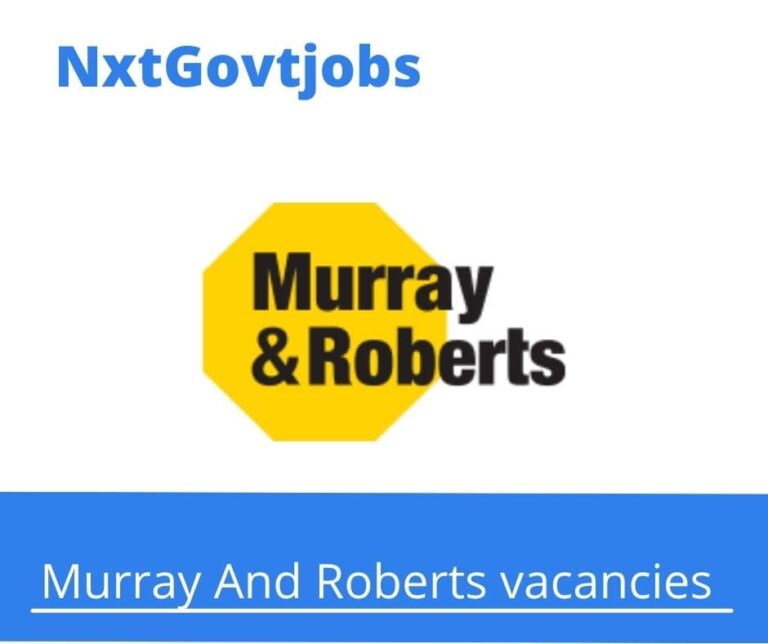 Murray And Roberts Stagehand Vacancies in Phalaborwa – Deadline 22 Oct 2023