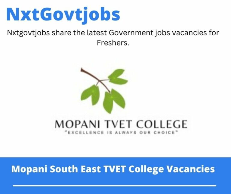 Mopani South East TVET College Support Services Manager Vacancies in Phalaborwa – Deadline 19 May 2023