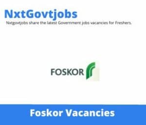 Foskor Control Instrumentation Engineer Vacancies in Lephalale – Deadline 30 May 2023