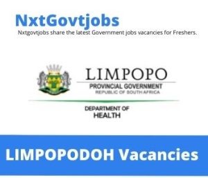 Diagnostic Radiographer vacancies within the Limpopo Department of Health – Deadline 31 Dec 2023